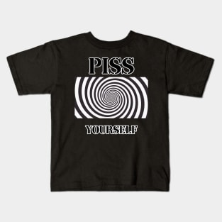 piss yourself hypnotized Kids T-Shirt